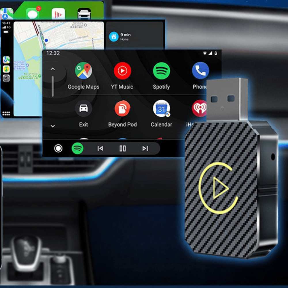 מתאם CarPlay ו-Android Auto אלחוטי