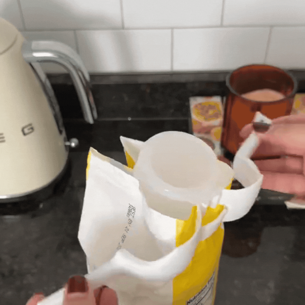 תופסן שקיות עם פיית מזיגה