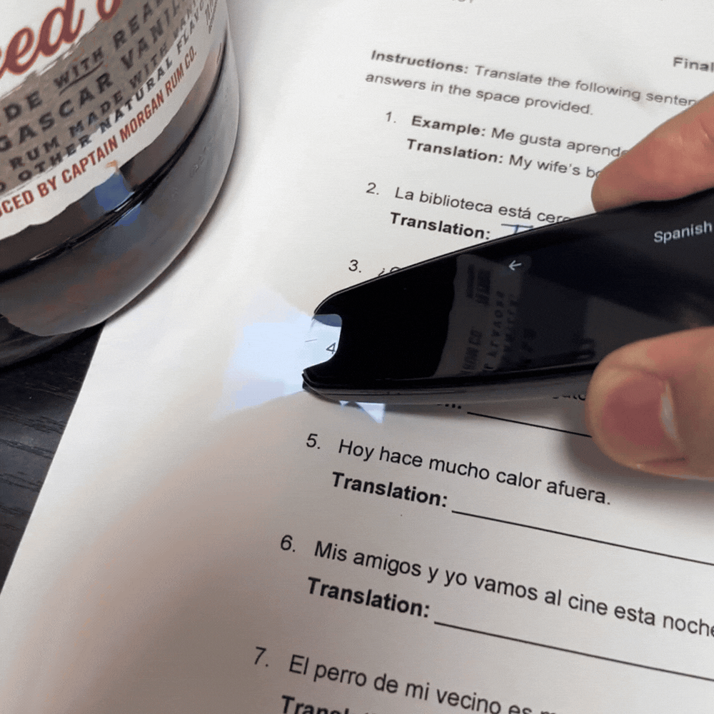 עט תרגום דיגיטלי - סורק מתרגם ומקריא