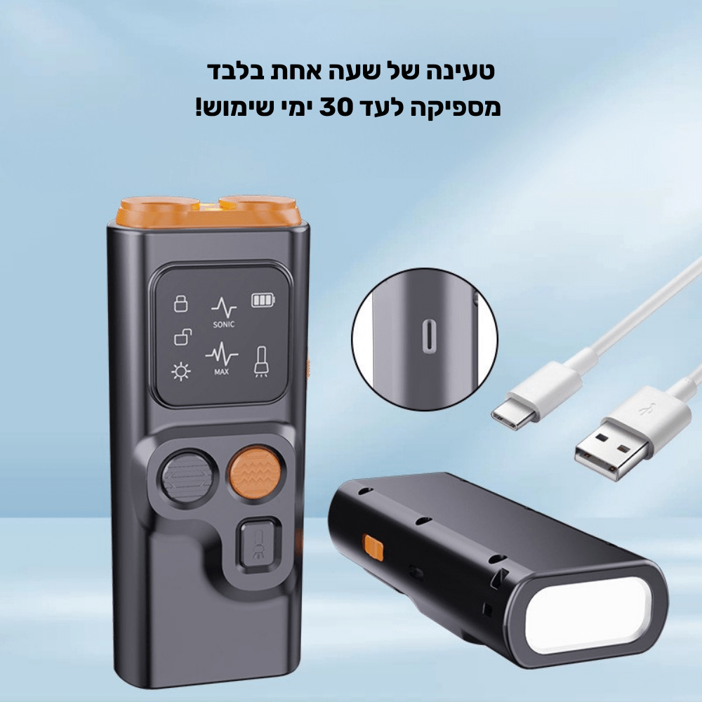 מכשיר אולטרסוני לבקרת נביחות כלבים