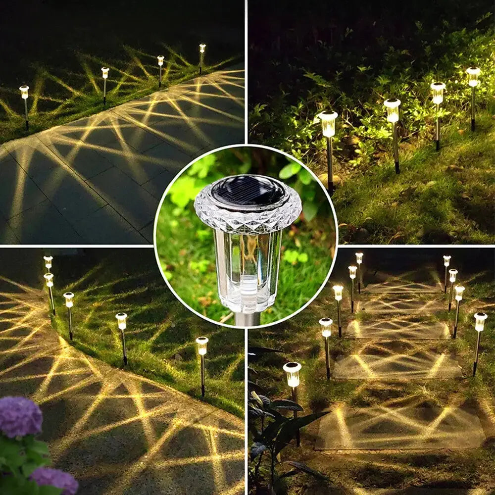 תאורת גן סולארית דקורטיבית