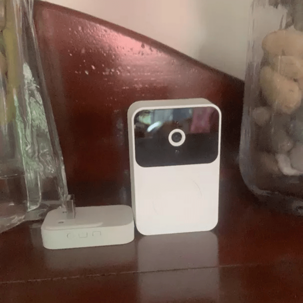 פעמון דלת חכם אלחוטי עם מצלמת אבטחה