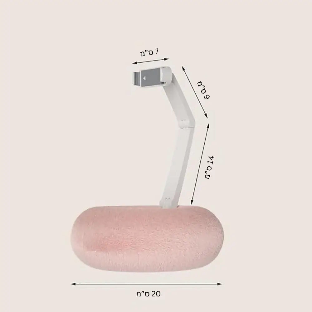 כרית קערה משולבת עם מעמד למכשיר נייד