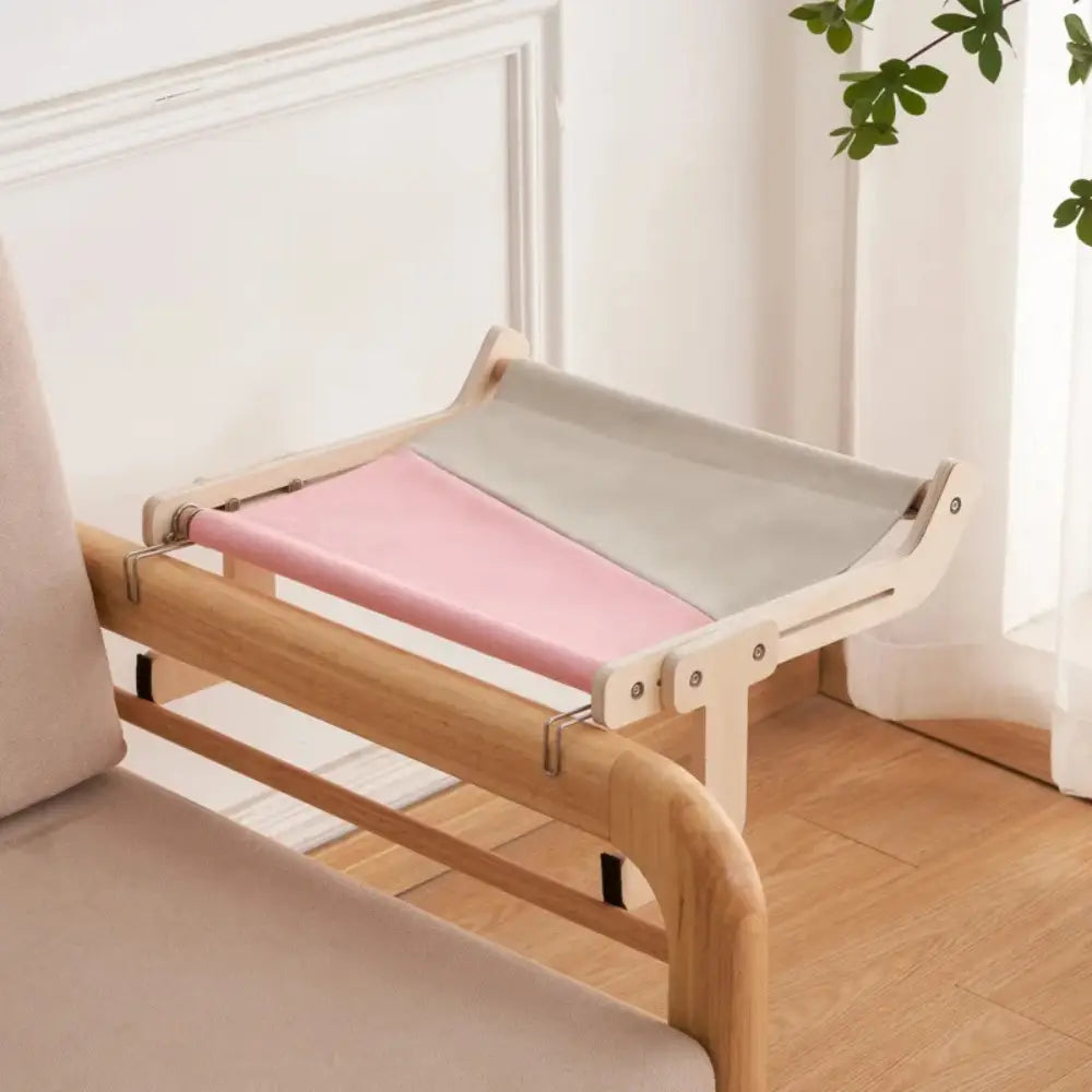 PetRest -מיטת ערסל לחיית המחמד ניידת וקלה להרכבה - ורוד / מיטת ערסל X1