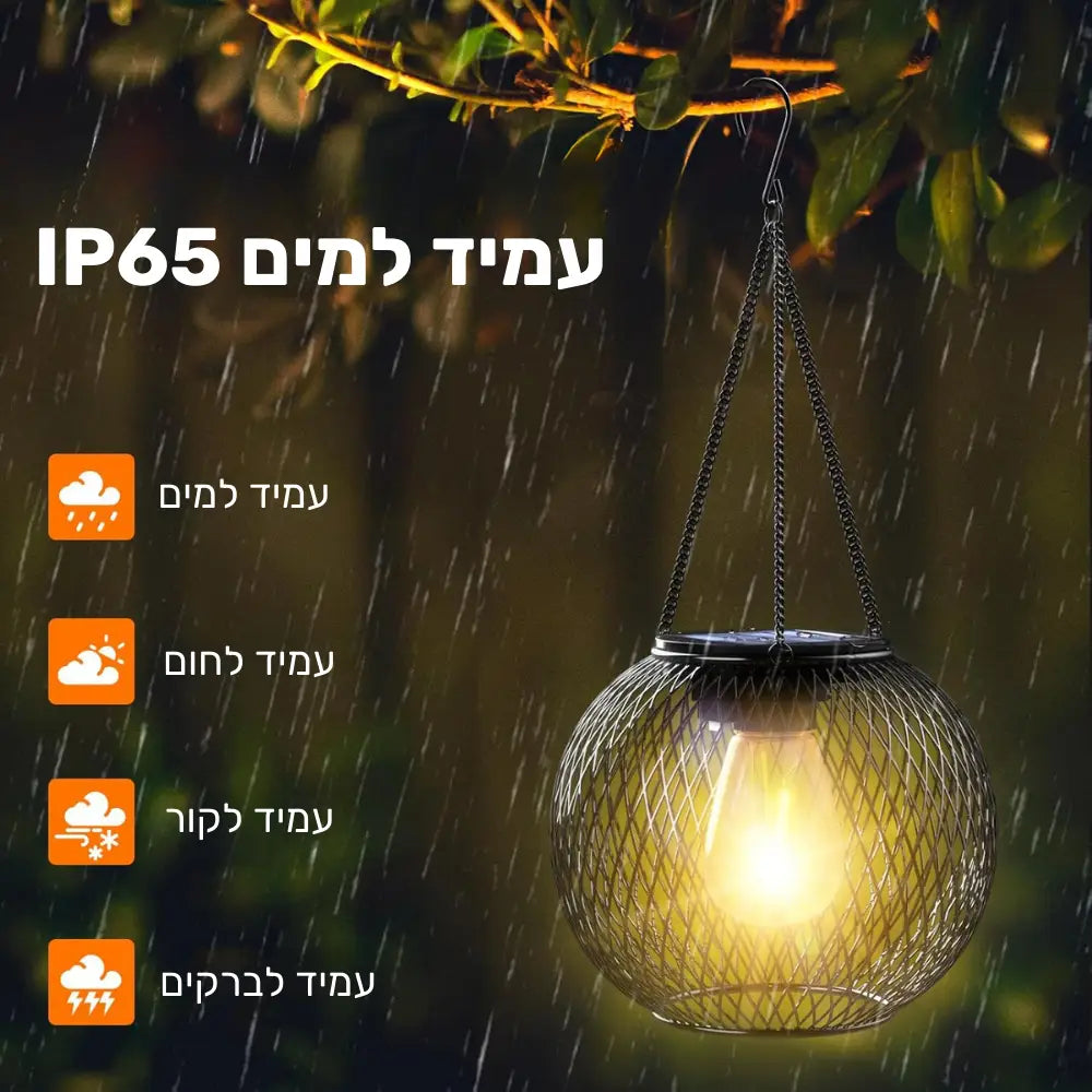 תאורה סולארית דקורטיבית