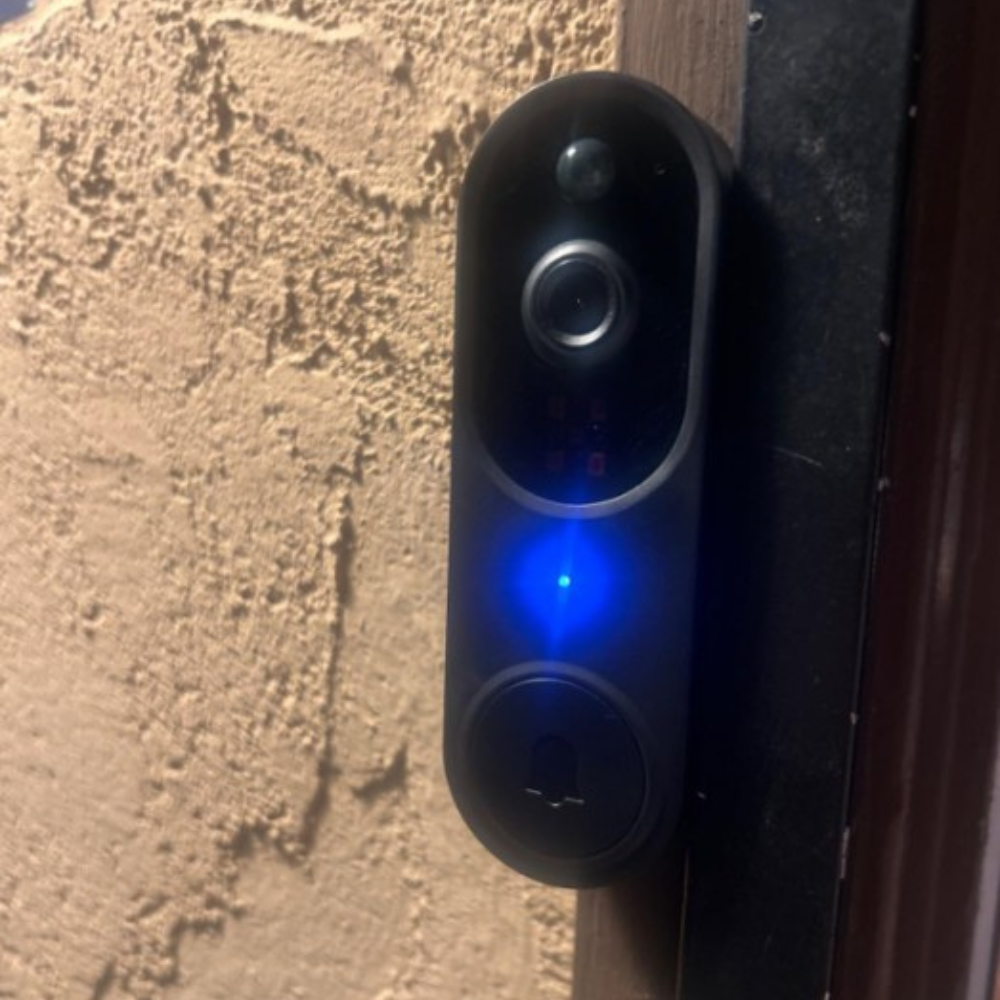 SafeDoorbell - פעמון דלת WiFi עם מצלמת HD דו־כיוונית וראיית לילה