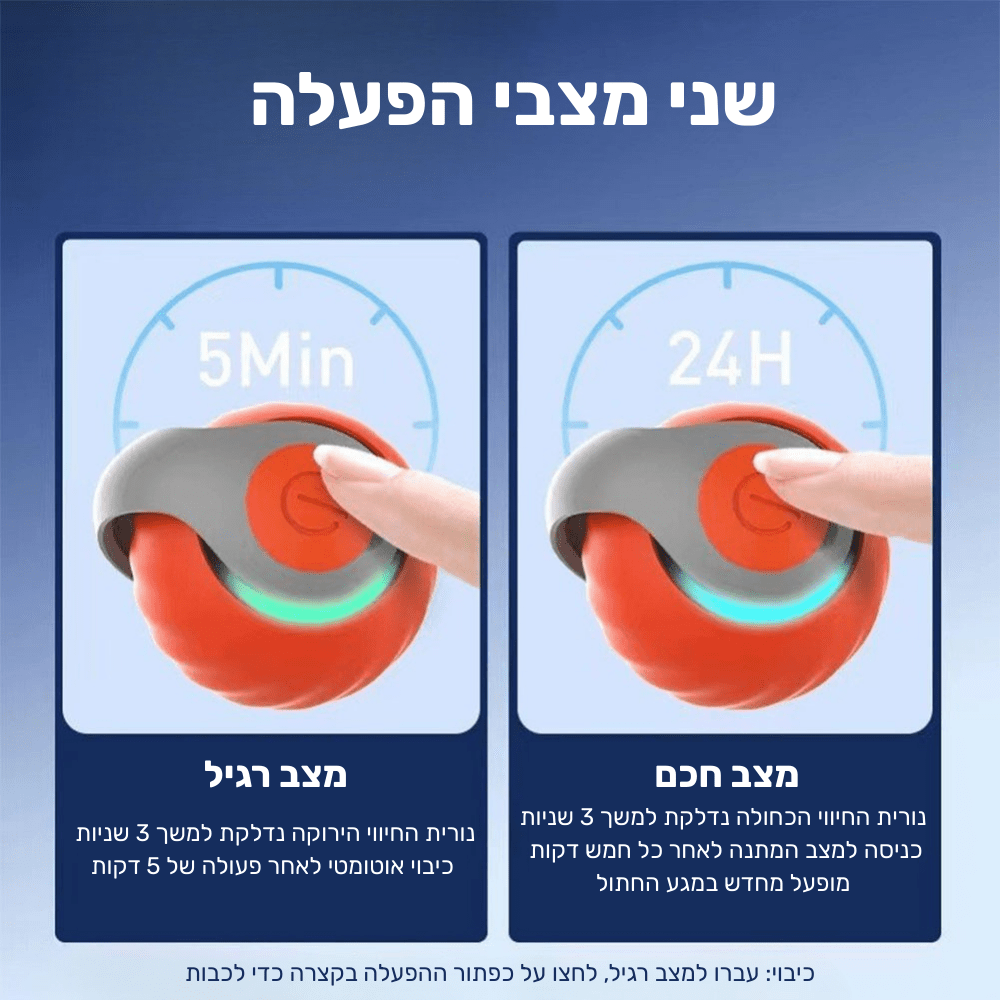 כדור משחק חכם לחתולים