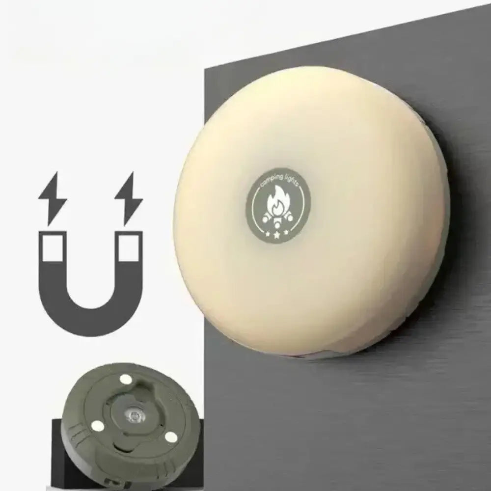 פנס LED נייד עם פס תאורה מובנה