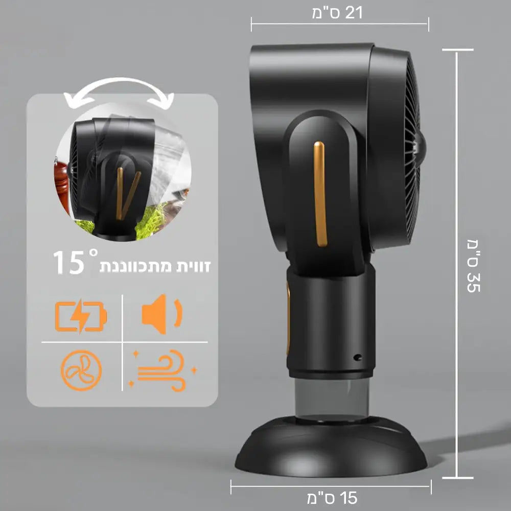 SmokeGuard pro - קולט אדים נייד עם סינון כפול