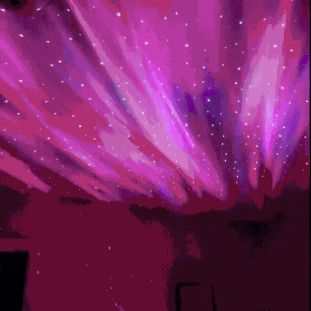 AuroraSpace - מקרן כוכבים וזוהר צפוני עם Bluetooth