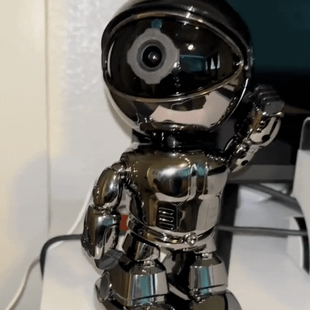 GuardianCam - מצלמת WiFi חכמה עם מיקרופון וזיהוי תנועה