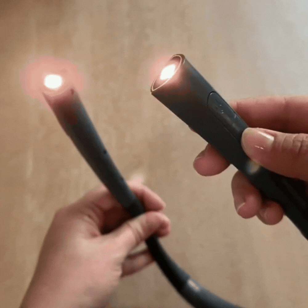 מנורת LED גמישה לצוואר עם תאורה מתכווננת