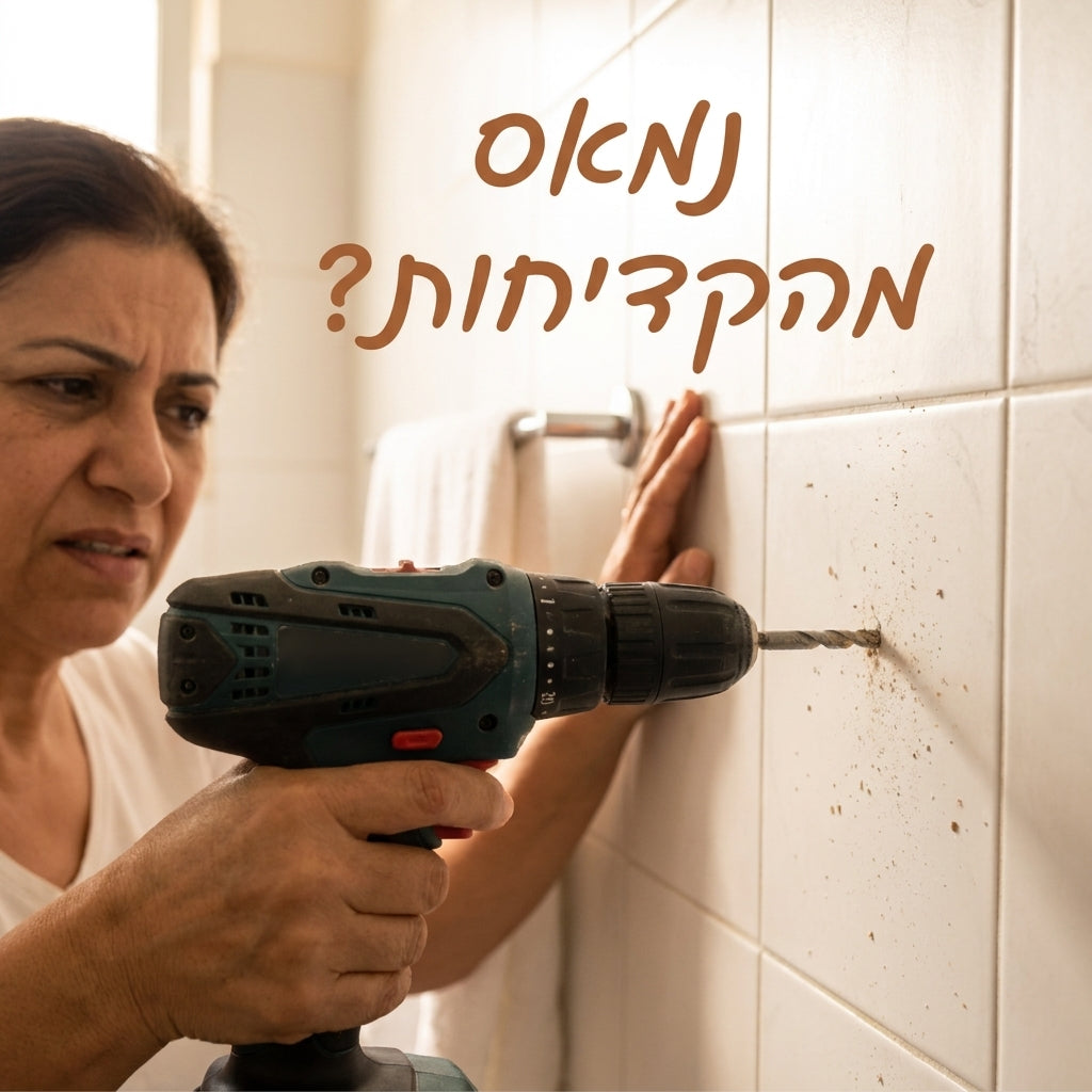 קליפמאסטר - תופסני תליית מוט נדבקים ללא קידוח