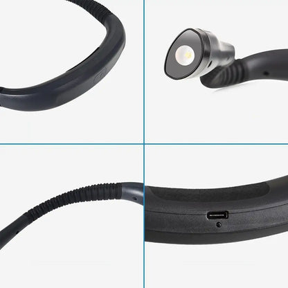 מנורת LED גמישה לצוואר עם תאורה מתכווננת