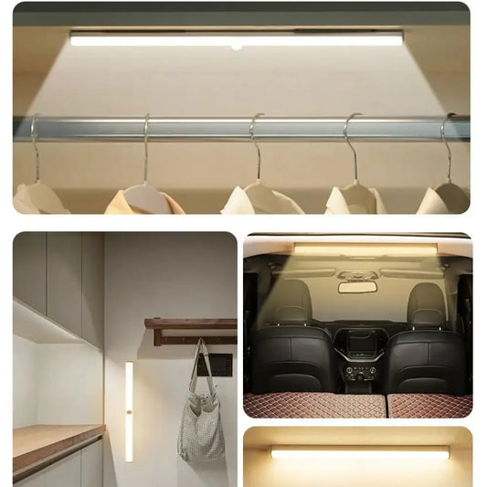 נורות LED אלחוטיות מגנטיות נטענות עם חיישן תנועה