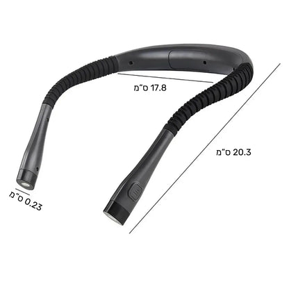 מנורת LED גמישה לצוואר עם תאורה מתכווננת
