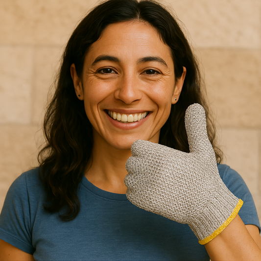 כפפות קרצוף והגנה רב פעמיות