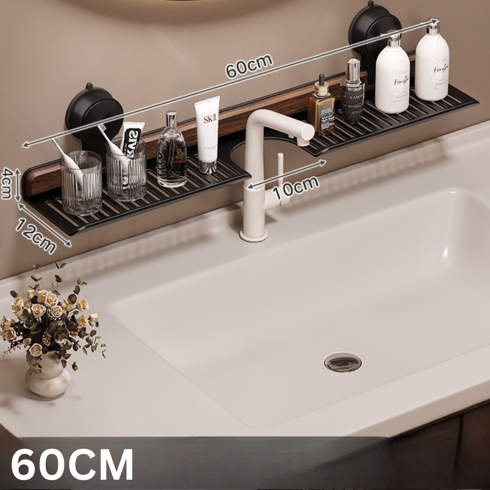 מדף כיור בהתקנה קלה ללא כלים וקדיחות