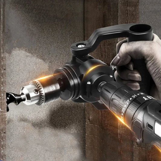 מאריך זווית 90° למקדחה - לקידוח במקומות צרים