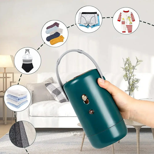 מייבש בגדים נייד עם טכנולוגיית UV לחיטוי