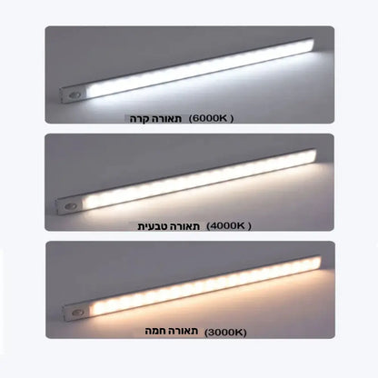 תאורת LED אלחוטית עם חיישן תנועה