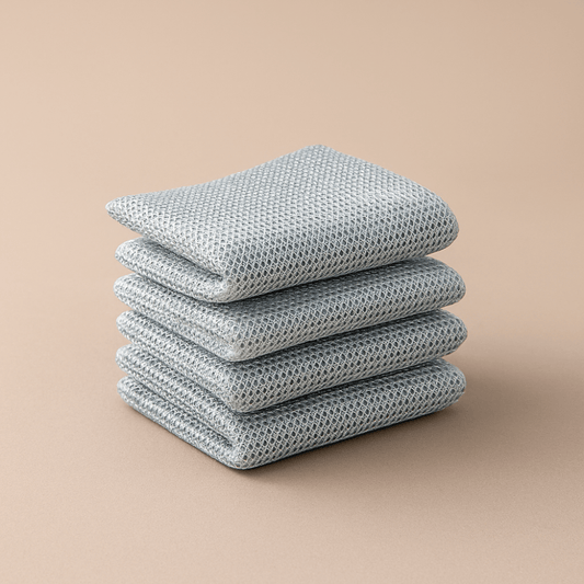 מארז מטליות ניקוי רשת מתכת ללא שריטות