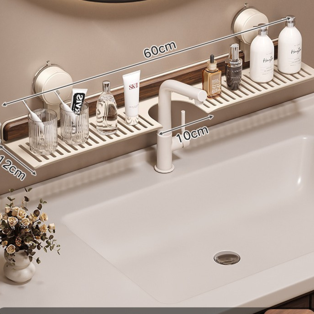 מדף כיור בהתקנה קלה ללא כלים וקדיחות